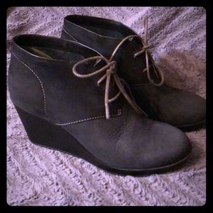 Cole Haan Chukka wedge booties.